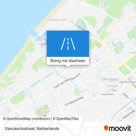 Danckertsstraat kaart