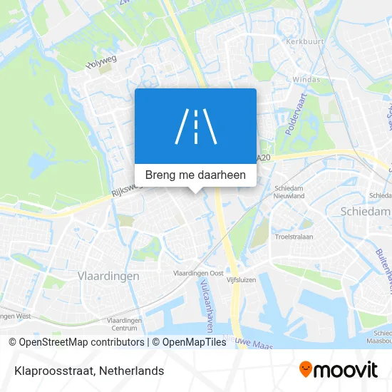 Klaproosstraat kaart