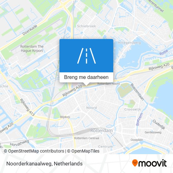 Noorderkanaalweg kaart