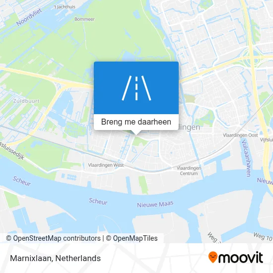 Marnixlaan kaart