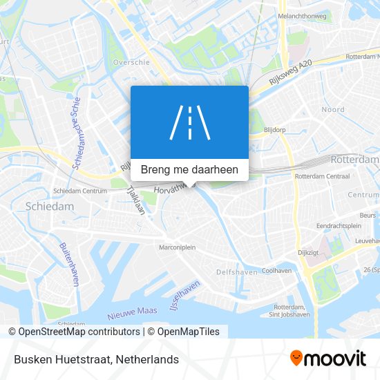 Busken Huetstraat kaart