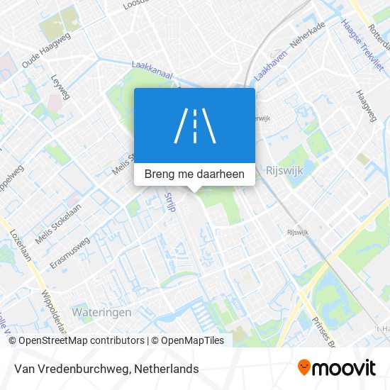 Van Vredenburchweg kaart