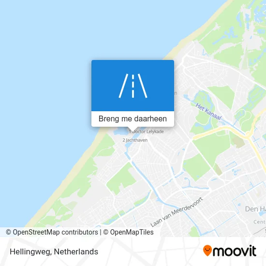Hellingweg kaart