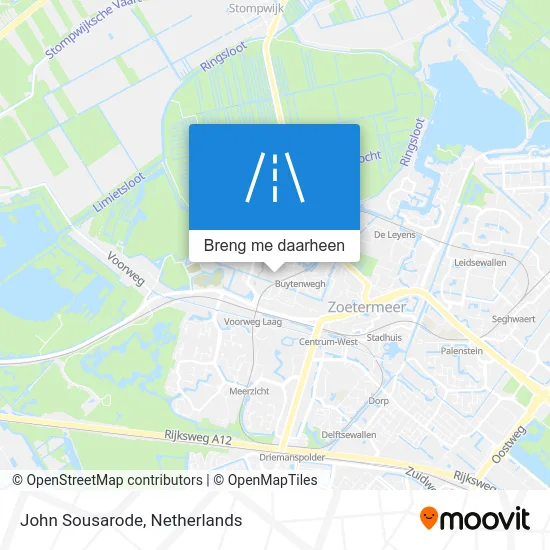 John Sousarode kaart