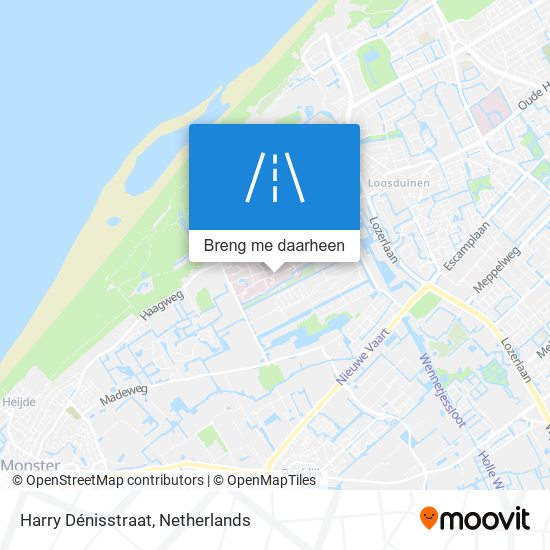 Harry Dénisstraat kaart