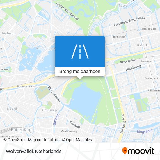 Wolvenvallei kaart