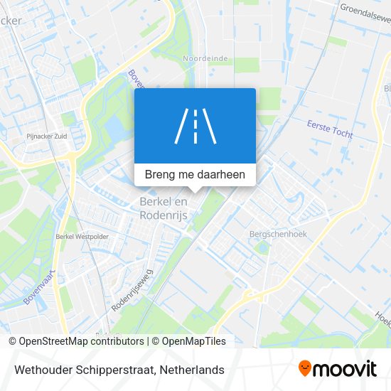 Wethouder Schipperstraat kaart