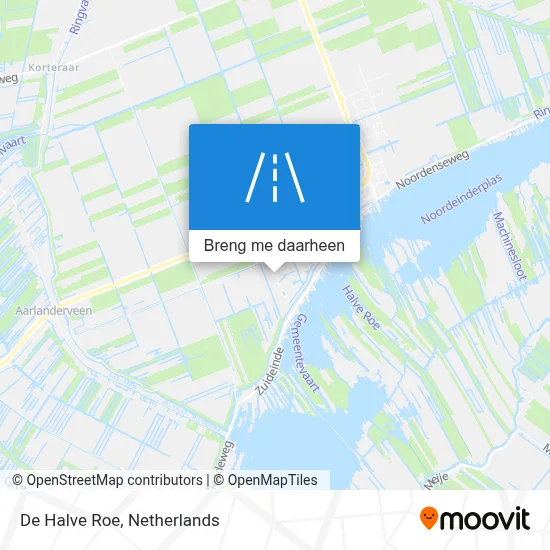 De Halve Roe kaart