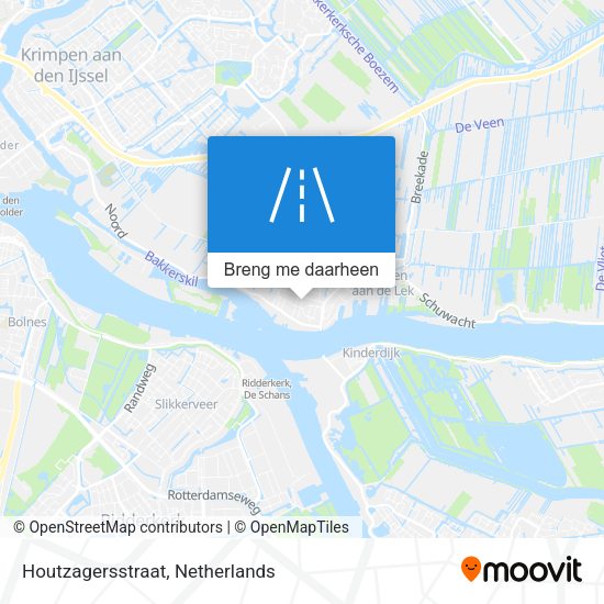 Houtzagersstraat kaart