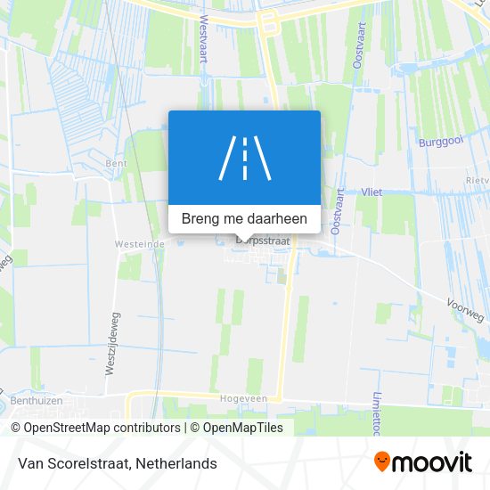 Van Scorelstraat kaart