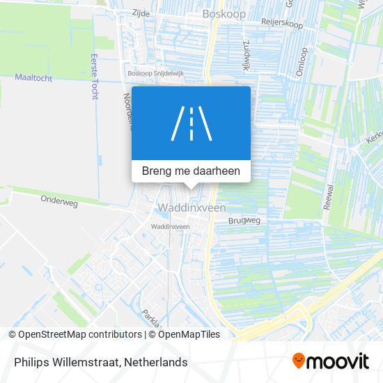 Philips Willemstraat kaart