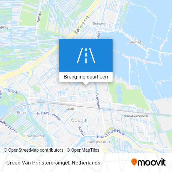 Groen Van Prinsterersingel kaart