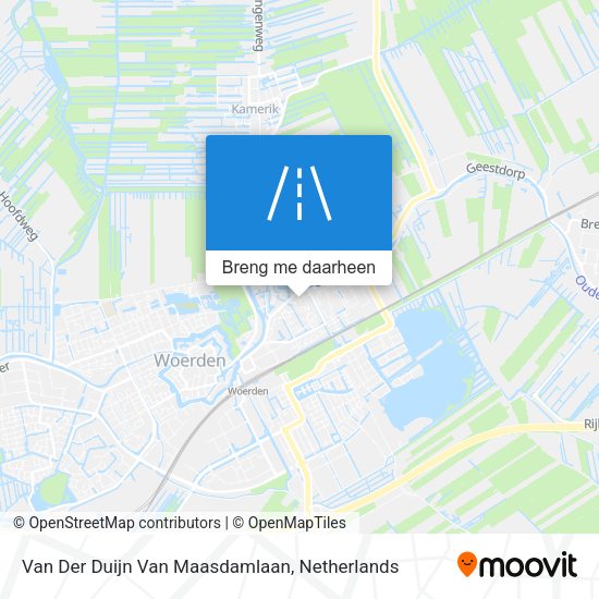 Van Der Duijn Van Maasdamlaan kaart