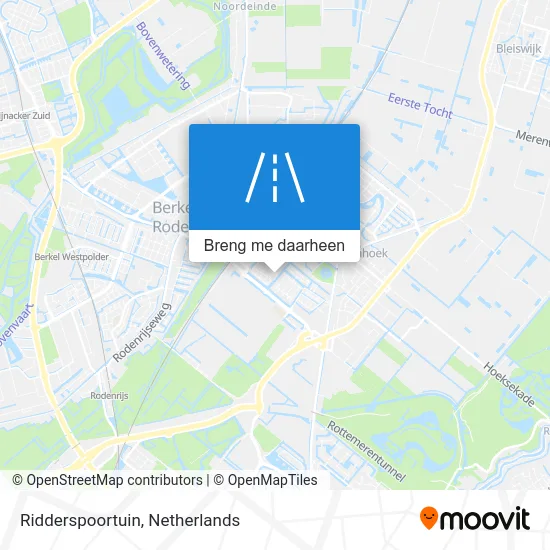 Ridderspoortuin kaart