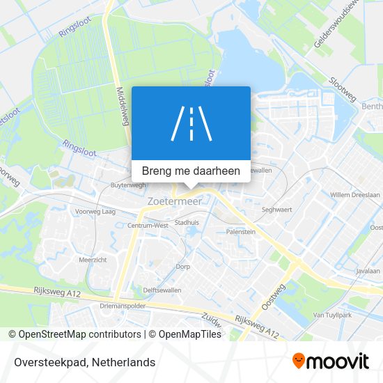 Oversteekpad kaart
