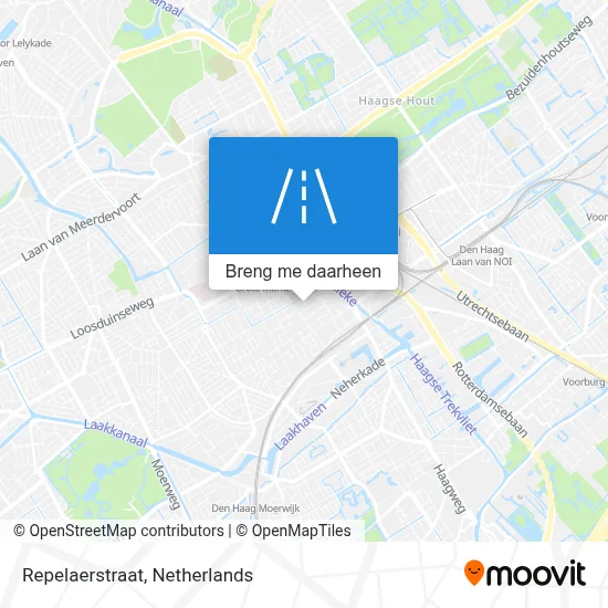 Repelaerstraat kaart