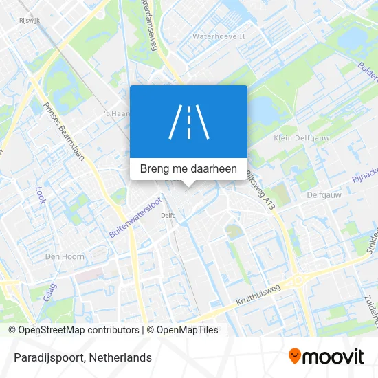 Paradijspoort kaart