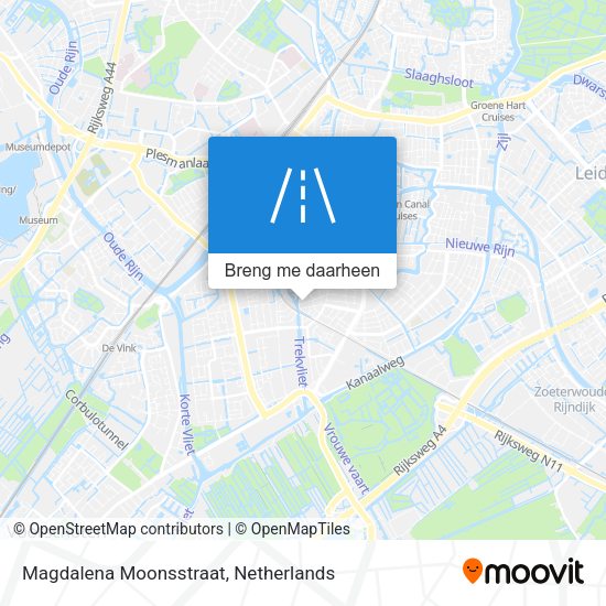 Magdalena Moonsstraat kaart