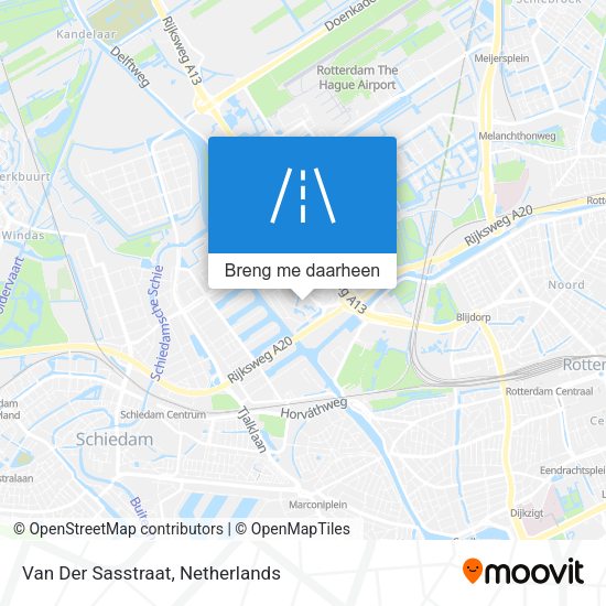 Van Der Sasstraat kaart