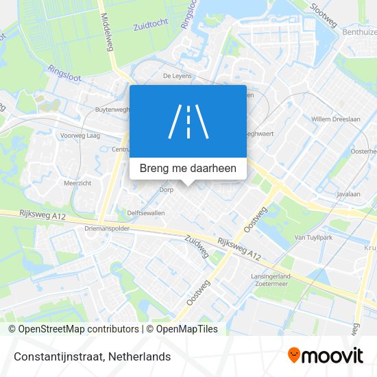 Constantijnstraat kaart