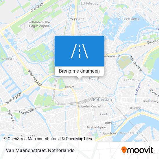 Van Maanenstraat kaart