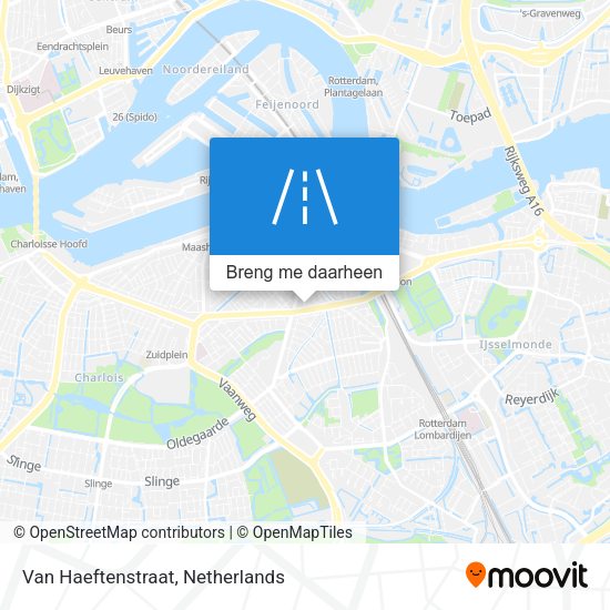 Van Haeftenstraat kaart