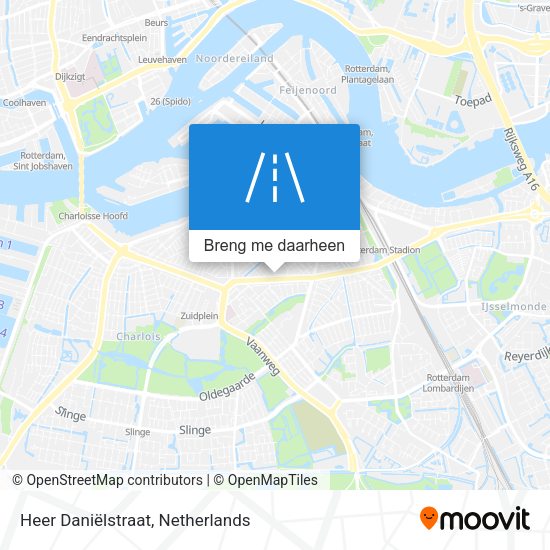 Heer Daniëlstraat kaart
