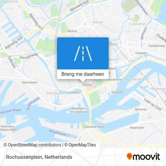 Rochussenplein kaart