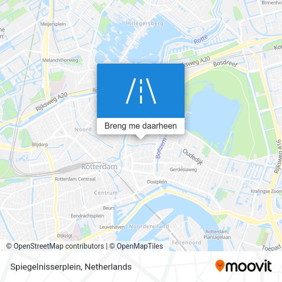 Spiegelnisserplein kaart
