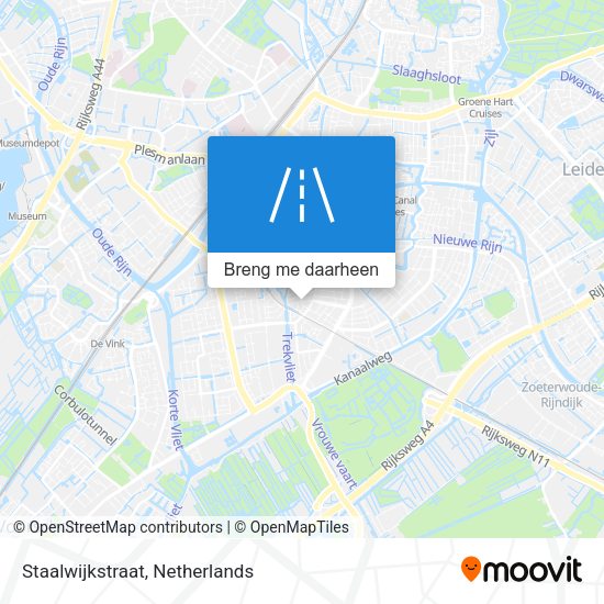 Staalwijkstraat kaart