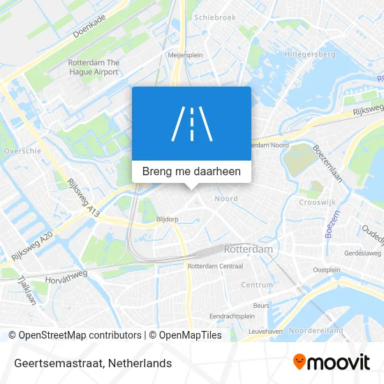 Geertsemastraat kaart