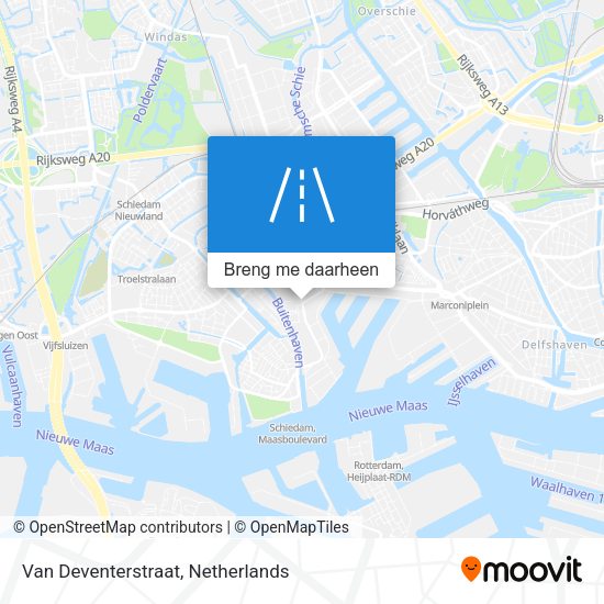 Van Deventerstraat kaart