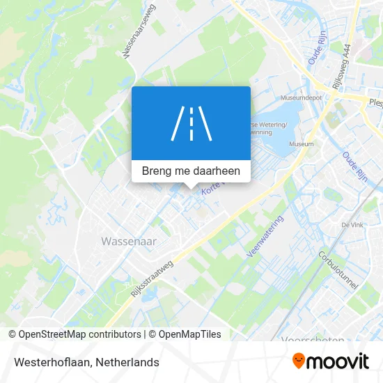 Westerhoflaan kaart