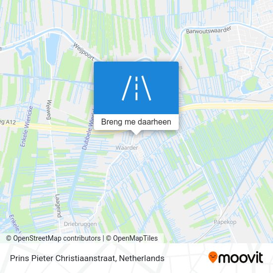 Prins Pieter Christiaanstraat kaart