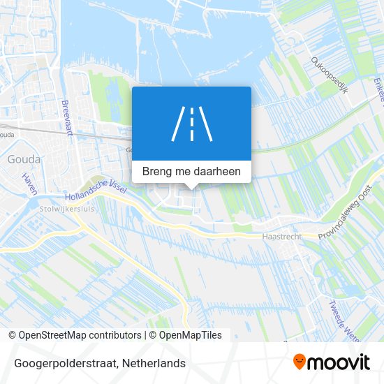 Googerpolderstraat kaart