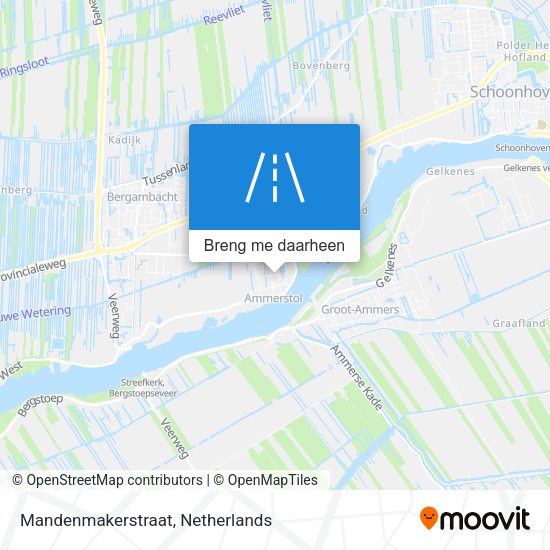 Mandenmakerstraat kaart