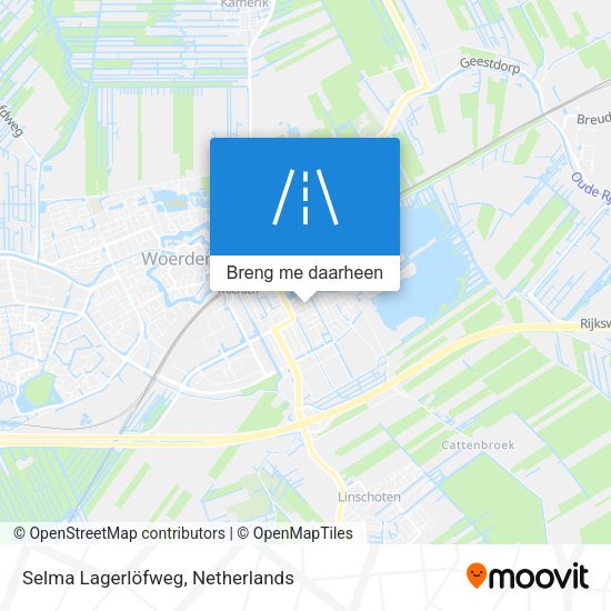 Selma Lagerlöfweg kaart