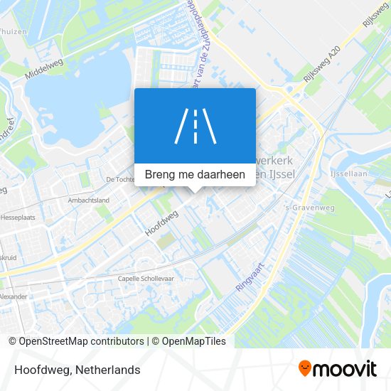 Hoofdweg kaart