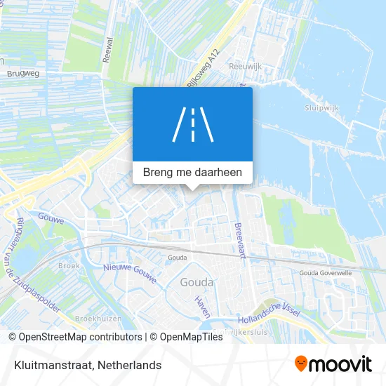 Kluitmanstraat kaart