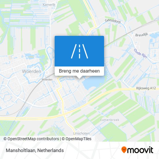 Mansholtlaan kaart