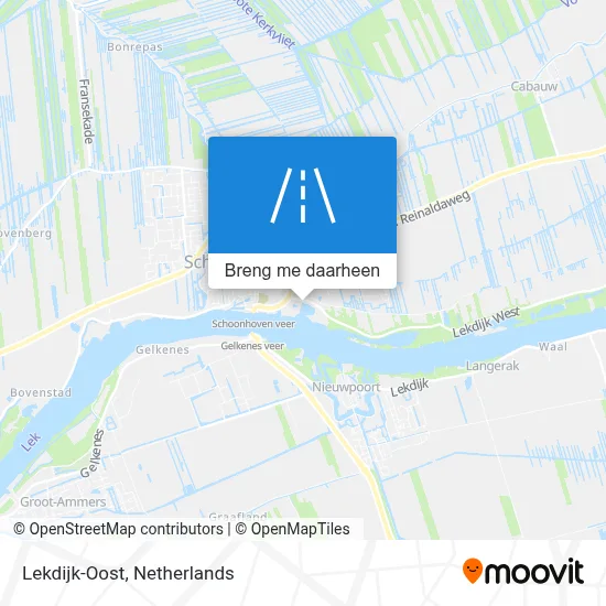 Lekdijk-Oost kaart