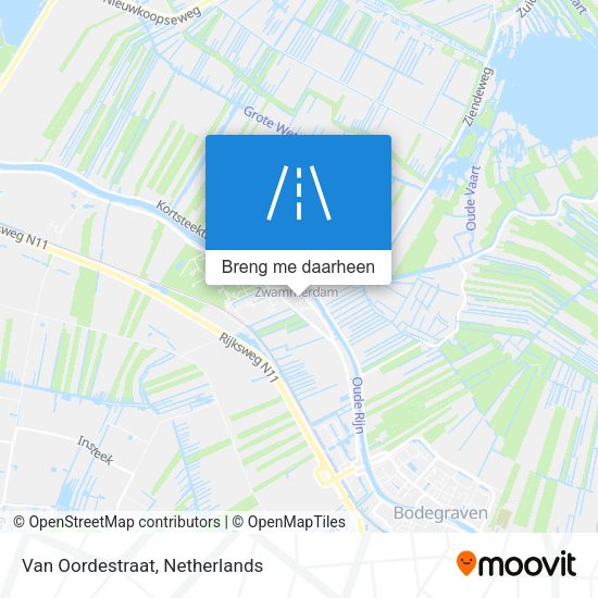 Van Oordestraat kaart