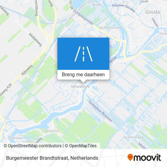 Burgemeester Brandtstraat kaart