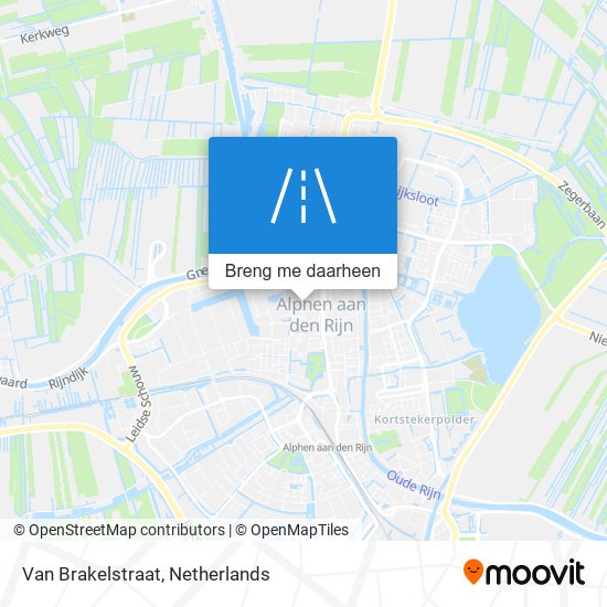 Van Brakelstraat kaart