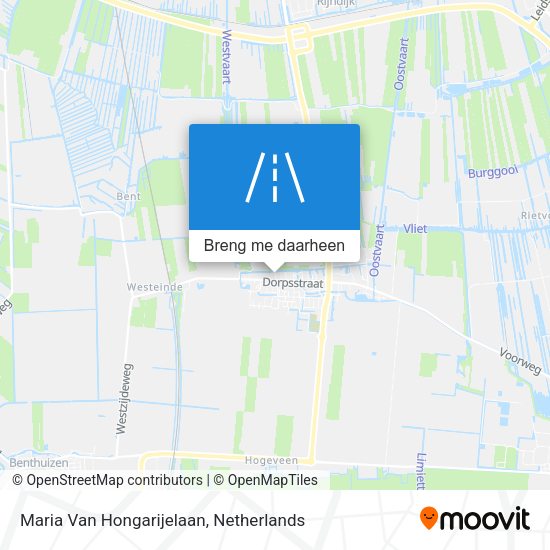 Maria Van Hongarijelaan kaart