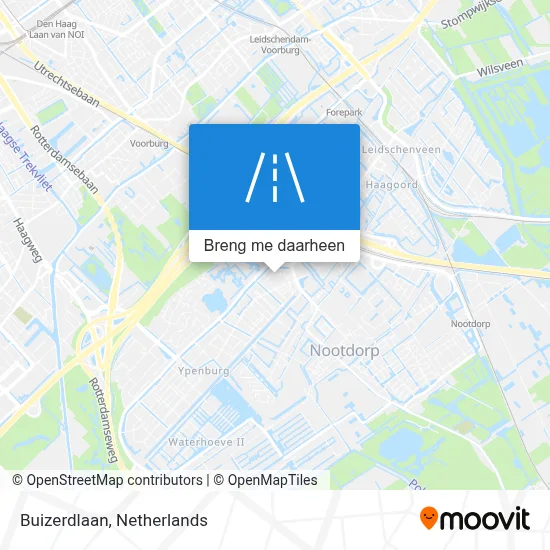 Buizerdlaan kaart