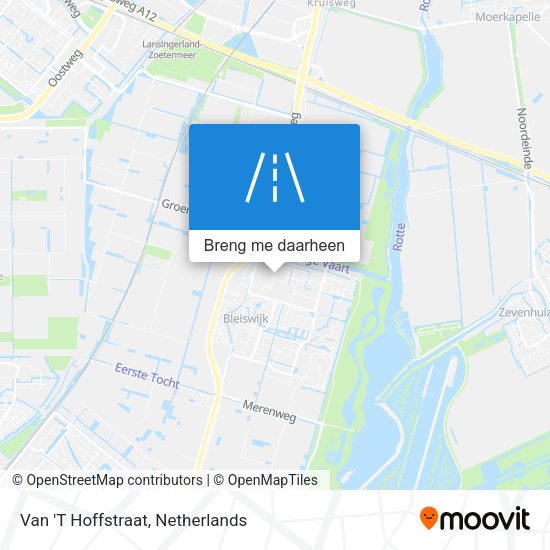 Van 'T Hoffstraat kaart
