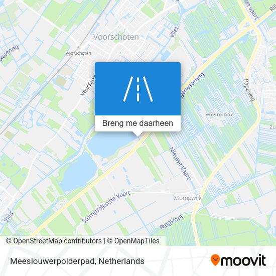 Meeslouwerpolderpad kaart
