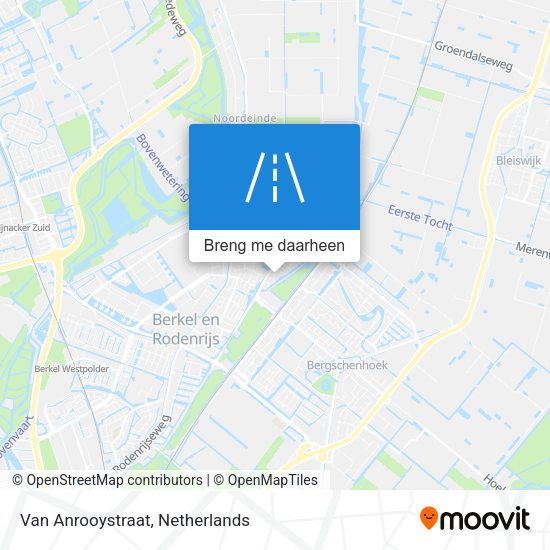 Van Anrooystraat kaart