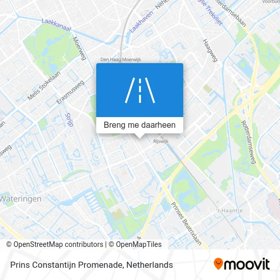 Prins Constantijn Promenade kaart